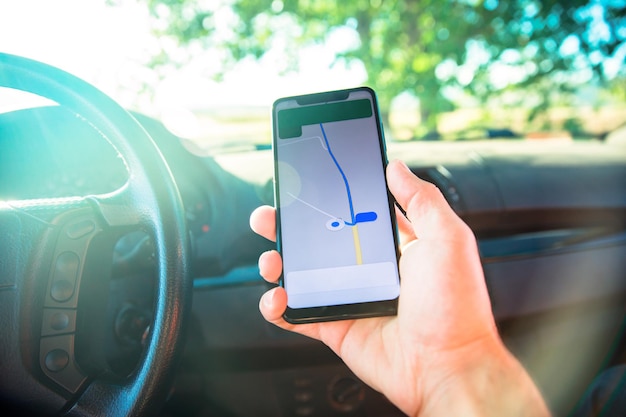 Application De Navigation Sur Smartphone Dans Carxa