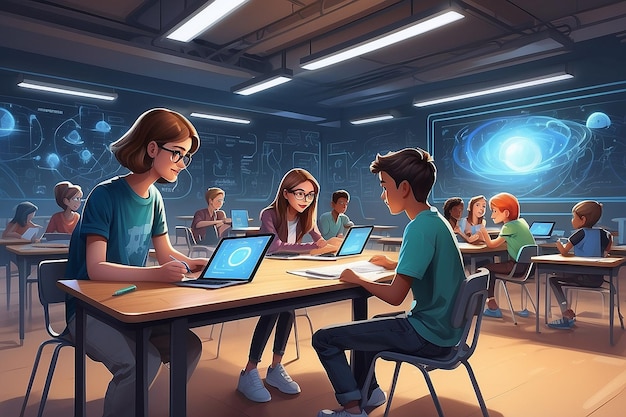 Les applications de tutorat entre pairs dans les salles de classe futuristes: l'apprentissage collaboratif à son meilleur