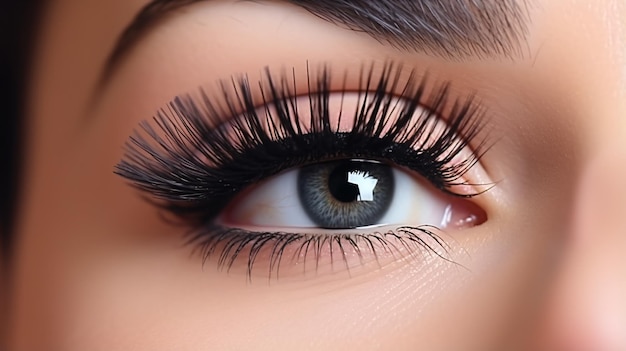 Appliquer du mascara noir sur les cils avec un maquillage