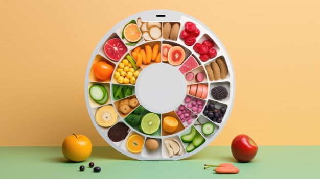 Photo apps de santé mobiles pour le suivi de la nutrition à fond de couleur solide