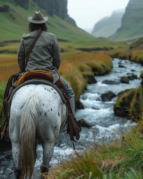 Photo un après-midi d'aventure à cheval