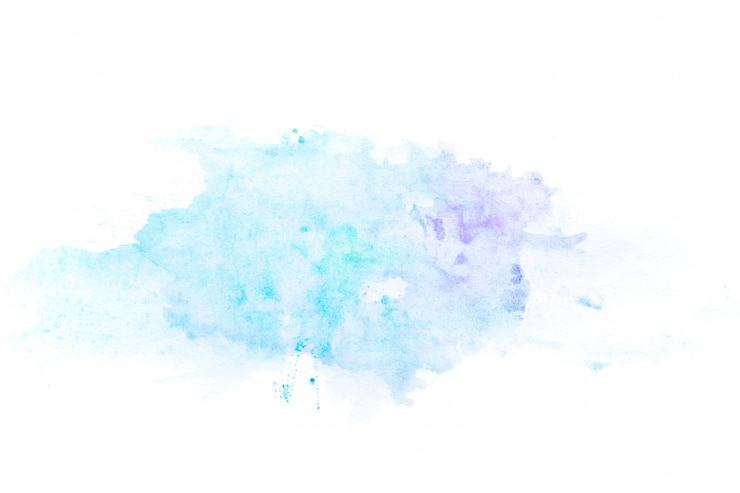 Photo aquarelle abstraite sur fond blanc