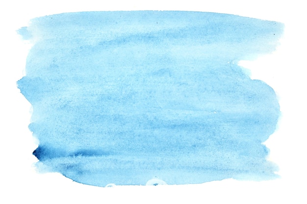 Aquarelle bleue