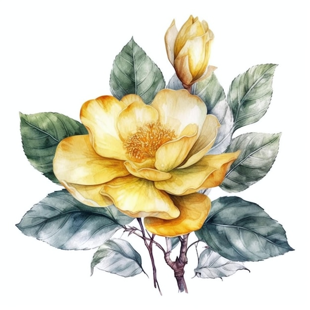 Aquarelle cliparts floral