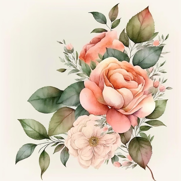 Aquarelle florale