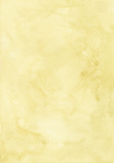 Aquarelle fond jaune clair. Toile de fond pastel peinte à la main.