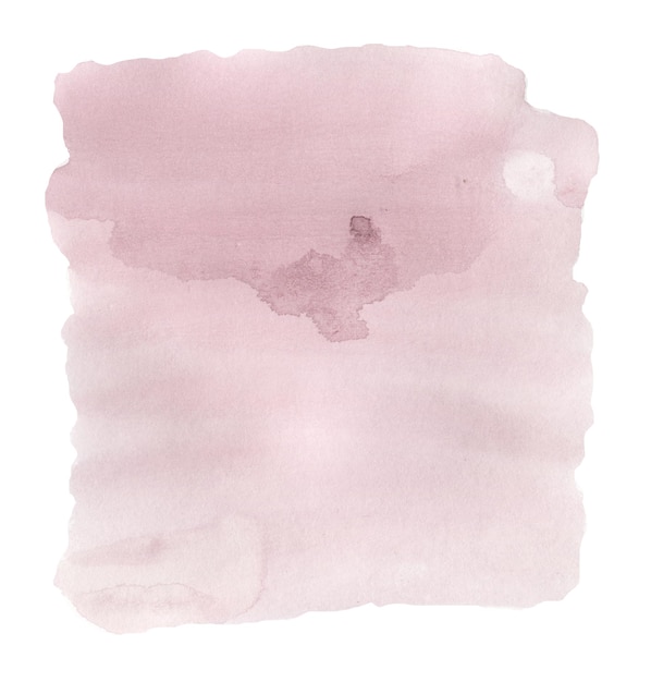 Aquarelle fond rose