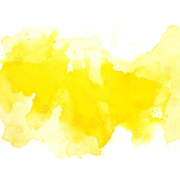 aquarelle jaune