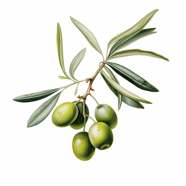 Aquarelle Olive Clipart