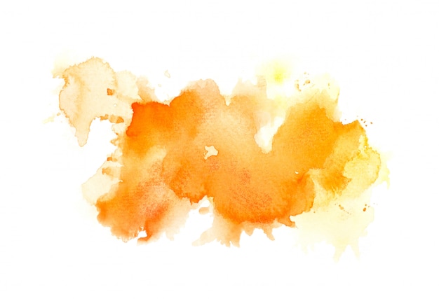 aquarelle orange