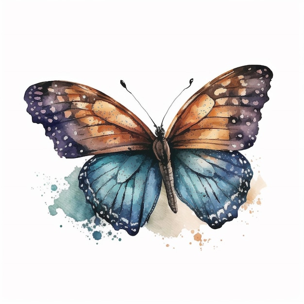 Aquarelle Papillon