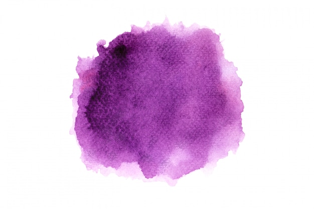 aquarelle pourpre tache de peinture