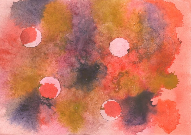 aquarelle rose abstrait