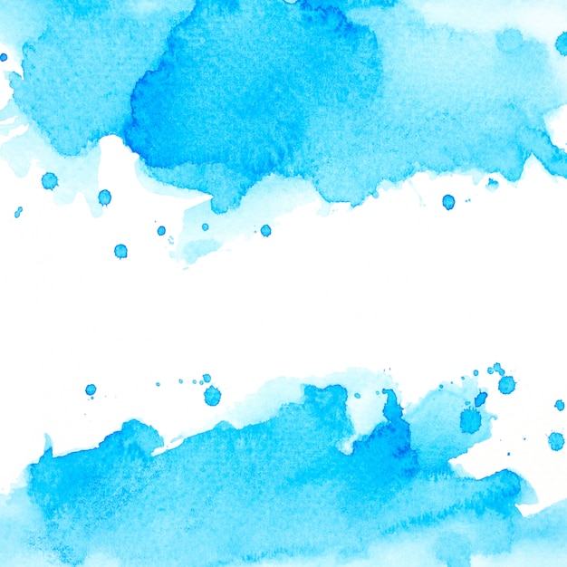 aquarelle splash bleu.