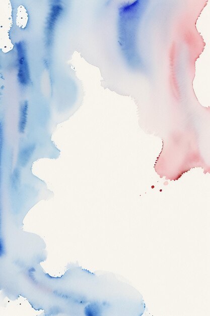 Aquarelle splash encre bleu image de fond belle couleur peinture effet de tache fond simple