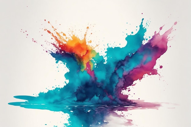 Aquarelle splash