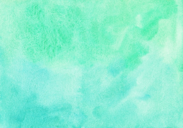 Aquarelle vert menthe clair