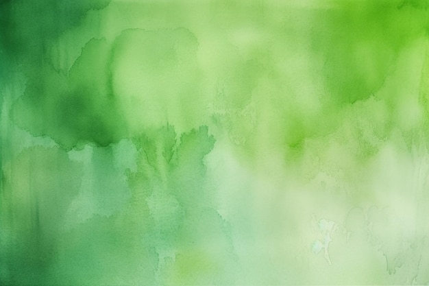 Aquarelle verte fond abstrait