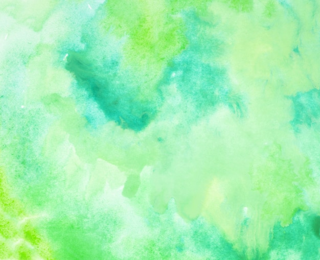 Aquarelle verte