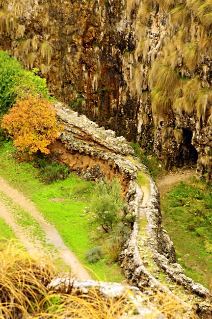 Aqueduc naturel de Toril à Villanueva de las Torres, Grenade.