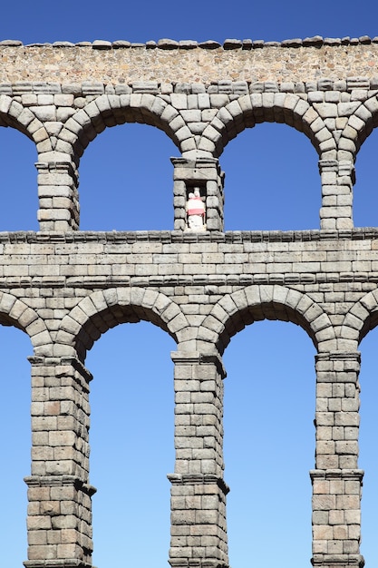 Aqueduc romain antique à Ségovie, Espagne