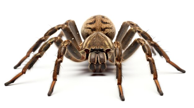 Photo une araignée en plein corps.