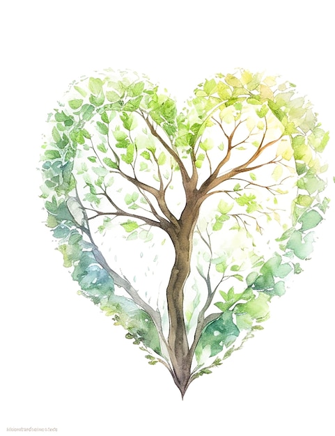 L'arbre de l'amour généré par l'IA