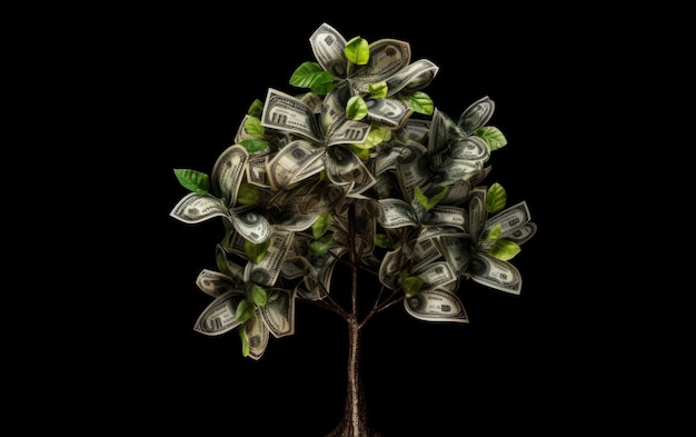 L'arbre à l'argent en dollars