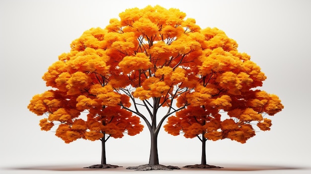 arbre d'érable d'automne