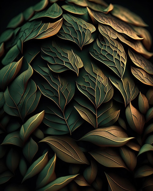 arbre feuilles feuille texture plante