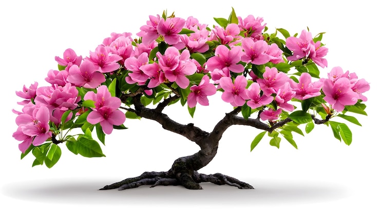 Photo un arbre en fleurs sur un fond blanc propre symbolise la croissance et le renouveau du printemps