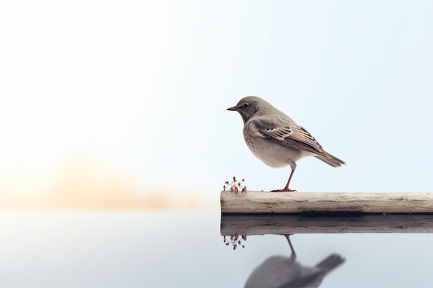 Arbre de fond de jour d'oiseau Générer Ai