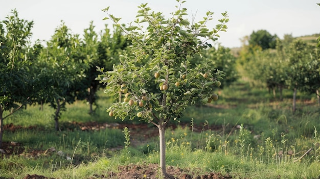 Arbre fruitier greffé IA générative