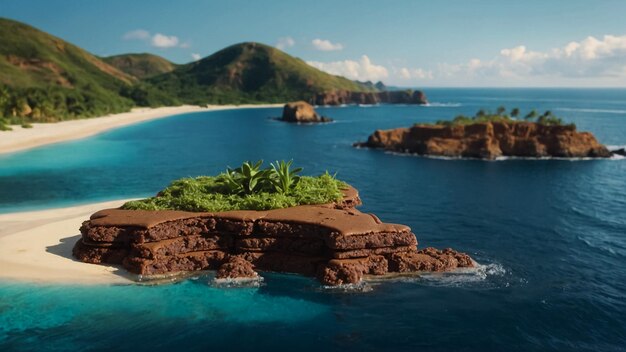 Un arbre sur une île