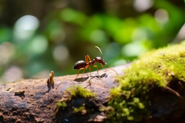 Arbre à insectes forestiers Générer Ai