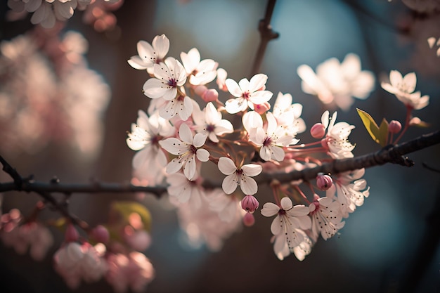 Arbre japonais à floraison printanière Sakura