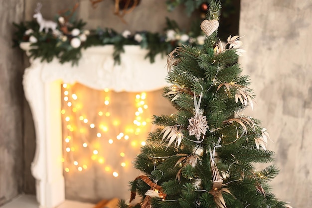 Arbre de Noël des emplacements du nouvel an