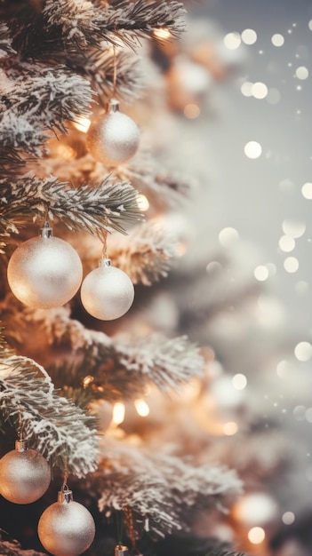 L'arbre de Noël est un arbre de Noël d'hiver.