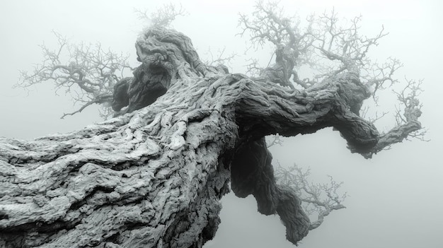 Un arbre solitaire à l'automne