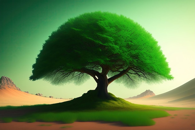 arbre vert