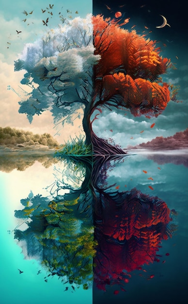 L'arbre de vie est une peinture par personne