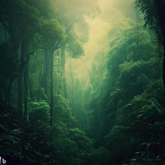 Des arbres géants de la forêt