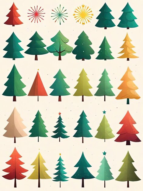 Des arbres de Noël capricieux au pays des merveilles