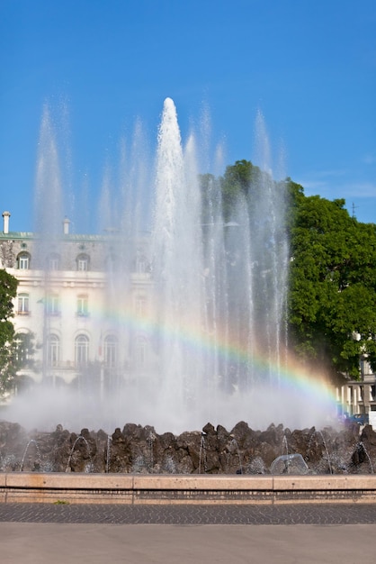 Arc-en-ciel de Fontaine à Vienne