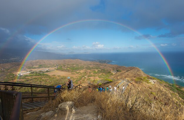 Arc-en-ciel sur hawaii