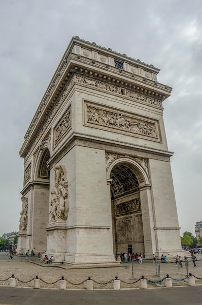 Arc de Triomphe Arc de Triomphe dans l'avenue des Champs Elysées de Paris