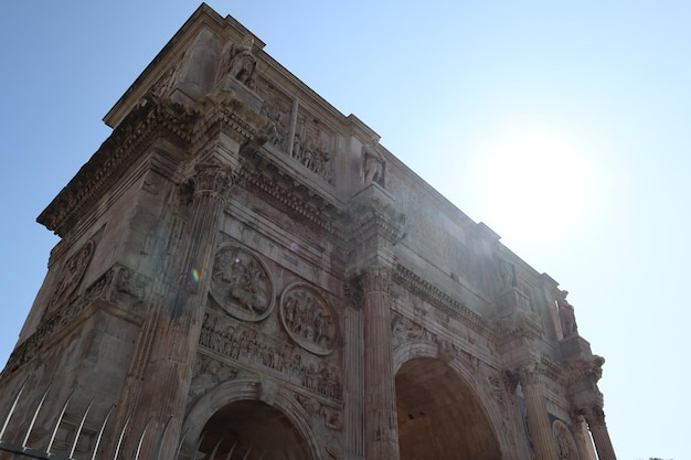 Photo l'arc de triomphe à rome, en italie