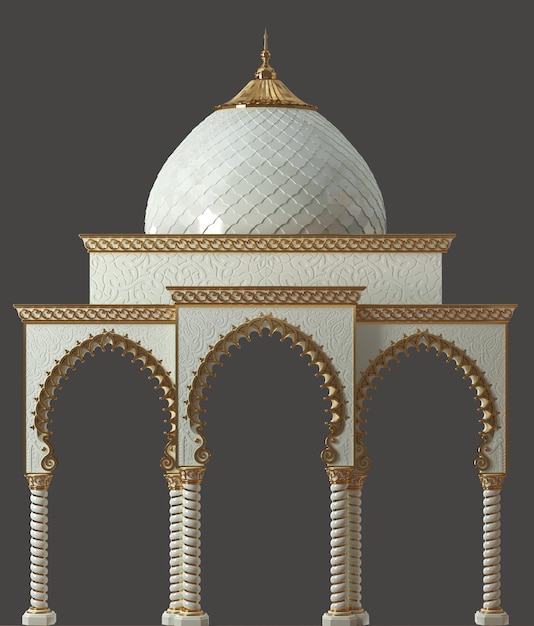 Arches et dôme de belvédère ou de mosquée