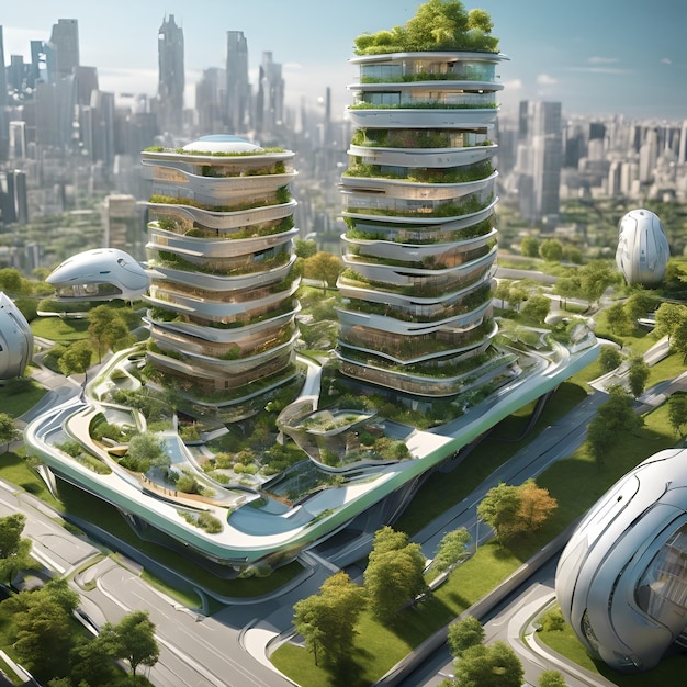 Un architecte robotique conçoit des villes durables du futur en mélangeant technologie de pointe avec e