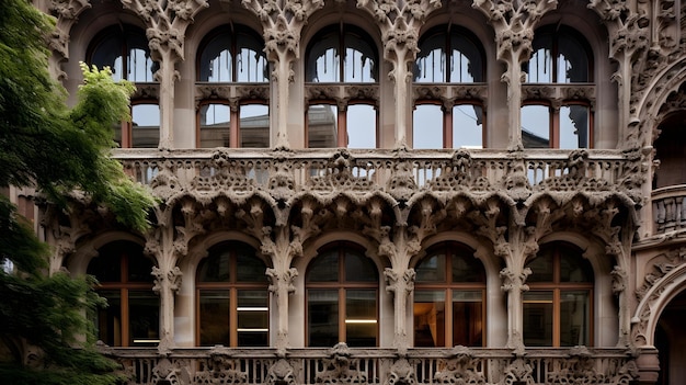 L'architecture de l'ancien bâtiment était impressionnante.